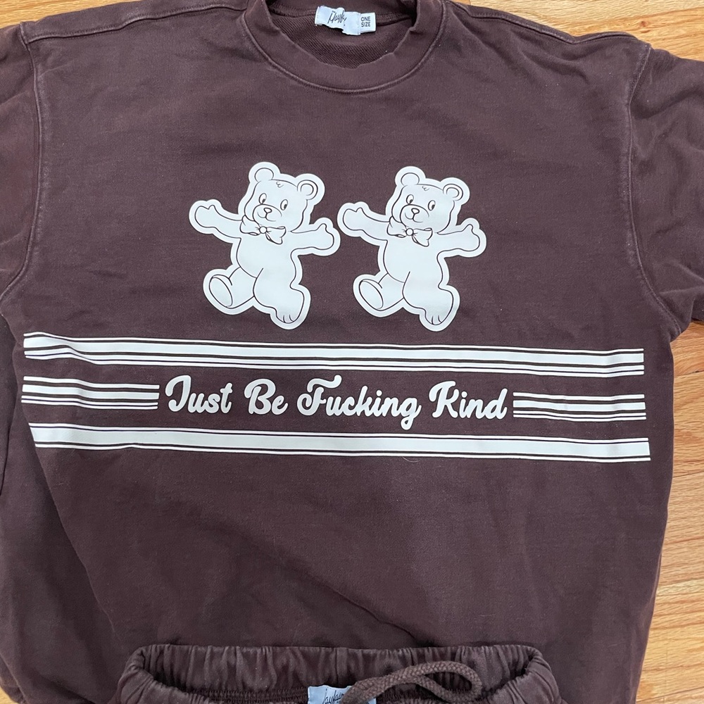 The Mayfair Group “Just be Kind” set. Worn once!